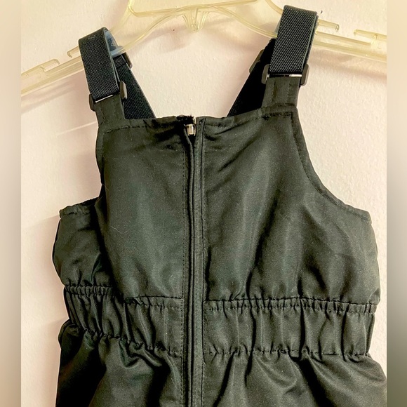 Wonder Nation Ski/Snow/Cold Weather Overall Bibs, Size 2T, Unisex, Black - Picture 5 of 6